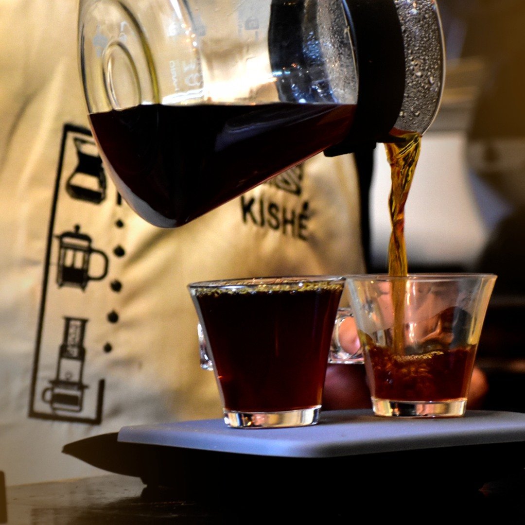 Café de especialidad servido en Kishé Coffee Shop Quetzaltenango