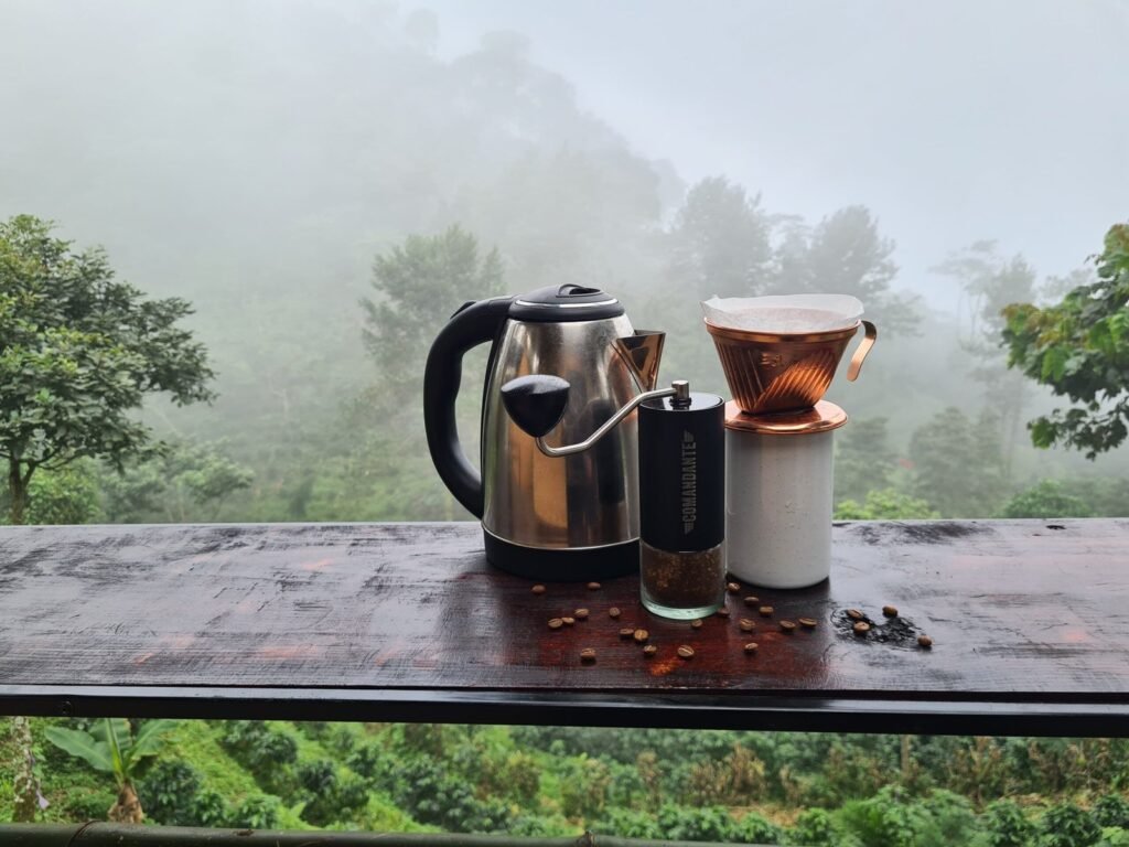 Kishé Coffee Shop en Reserva Natural El Vergel
